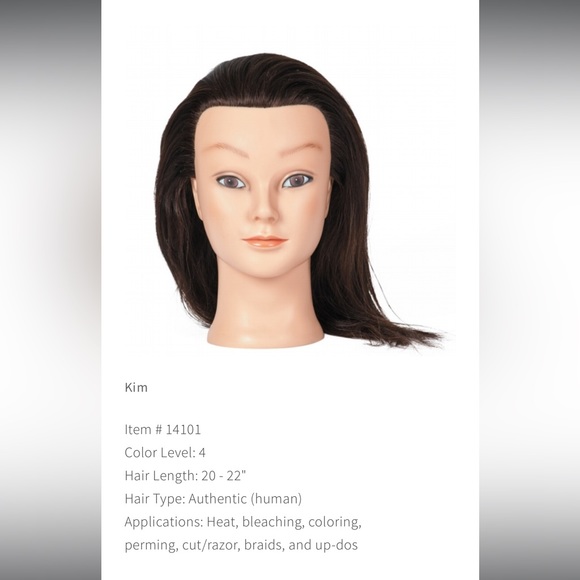 Cos. Training mannequin head - Picture 4 of 4